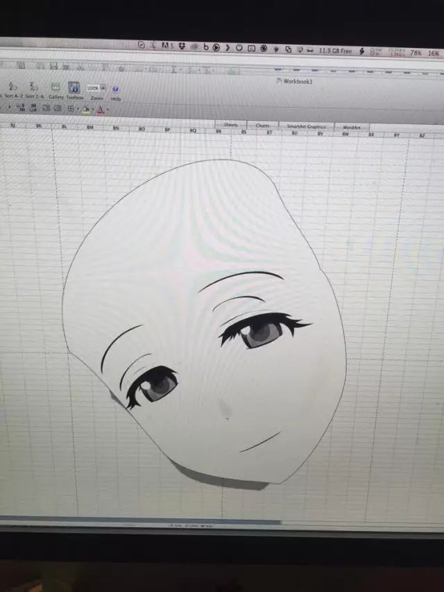 用excel画实验图像,用excel画画