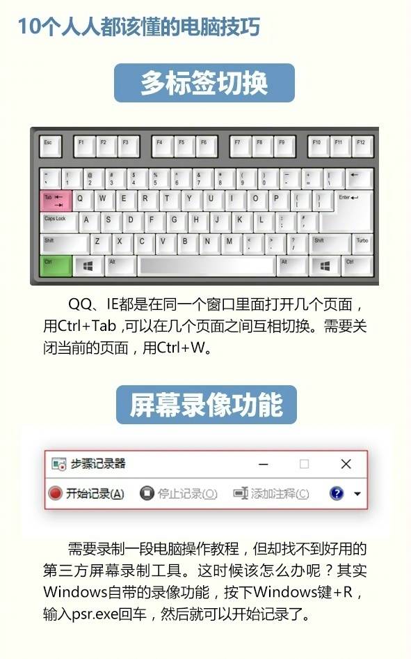 电脑装机馆实用电脑快捷键大全,10个最实用的电脑快捷键