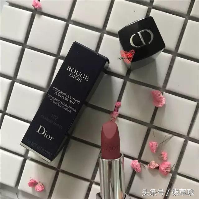 黄皮玫瑰色口红,兰蔻黄皮显白口红秋冬