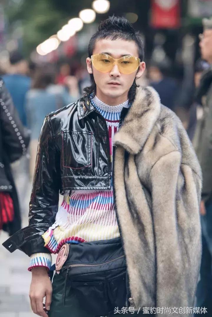 蜜豹时装周2018春夏首尔,伦敦蜜豹时尚街拍