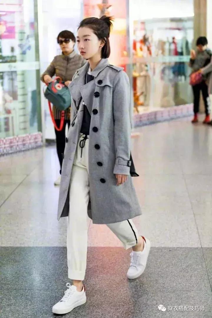 矮个子穿阔腿裤怎么搭配外套,高个子女生穿的阔腿裤秋冬款