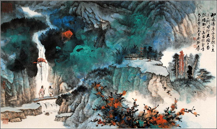 张大千精品画作赏析,张大千精品画作赏析价格