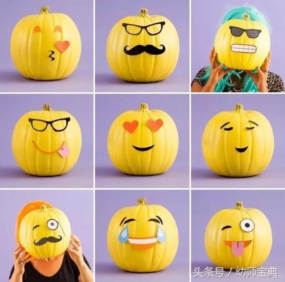 万圣节南瓜手工制作,万圣节幼儿园手工南瓜