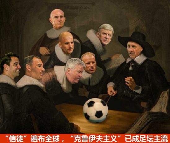 足坛传奇克鲁伊夫集锦,致敬巴萨足球教父克鲁伊夫