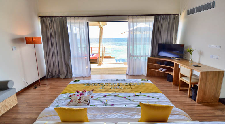 马尔代夫鲁滨逊岛美景,海岛旅游胜地马尔代夫岛