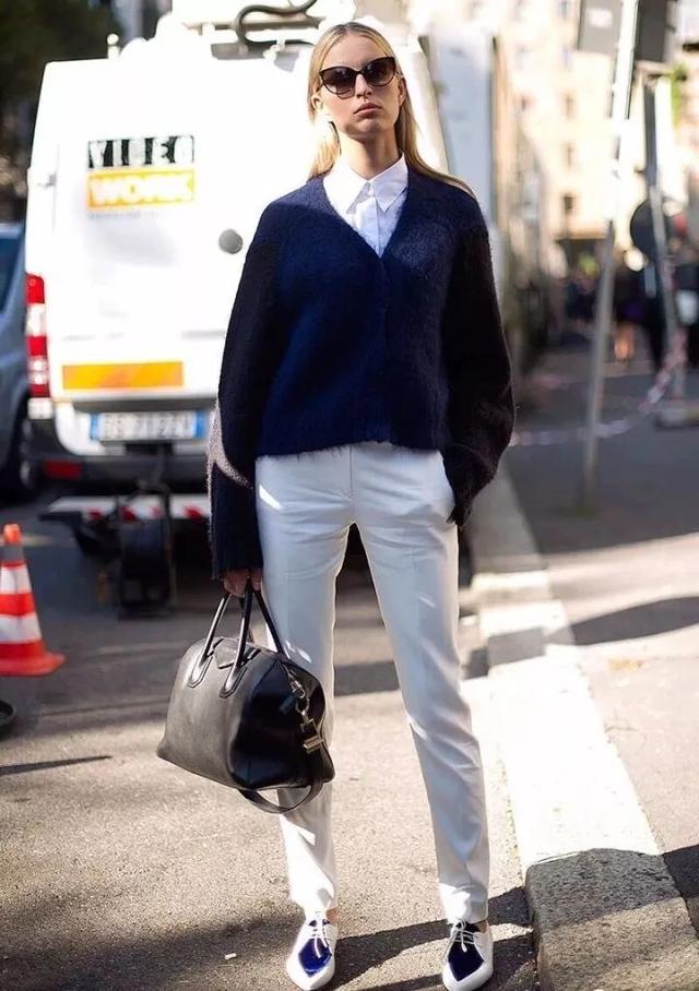 毛衣衬衫合体,衬衫毛衣配什么cp好看