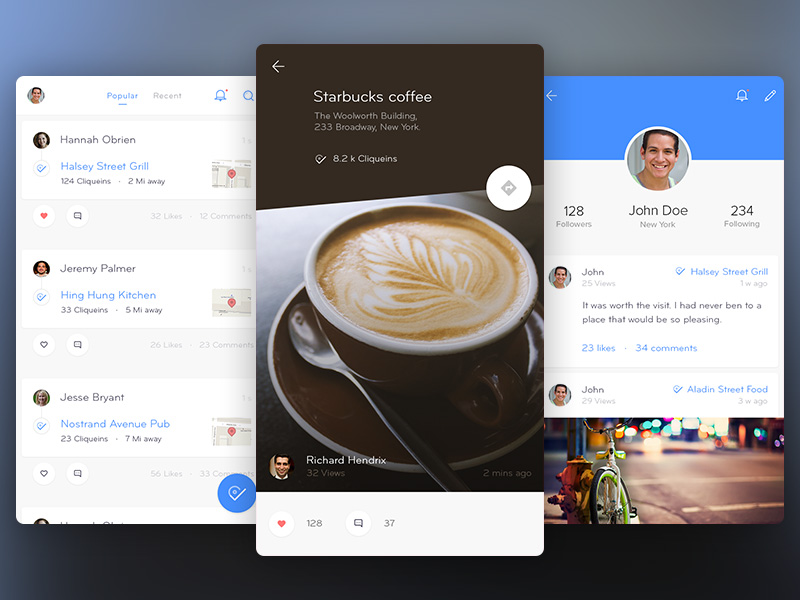 或许能你让灵感爆发的一组图片社交AppUI设计作品欣赏