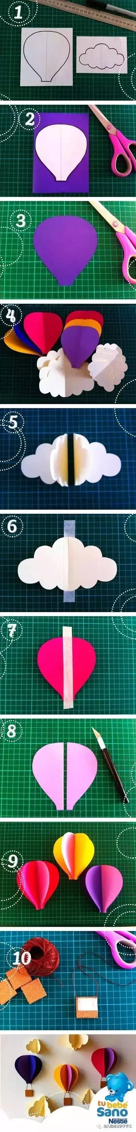 幼儿园圆形卡纸创意手工,幼儿园半立体手工作品圆形卡纸