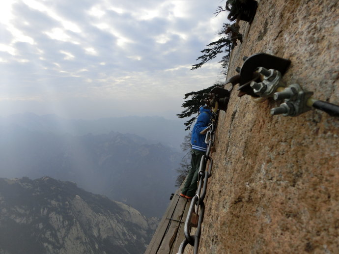 华山一日游图片欣赏大全大图,华山一日游全景图
