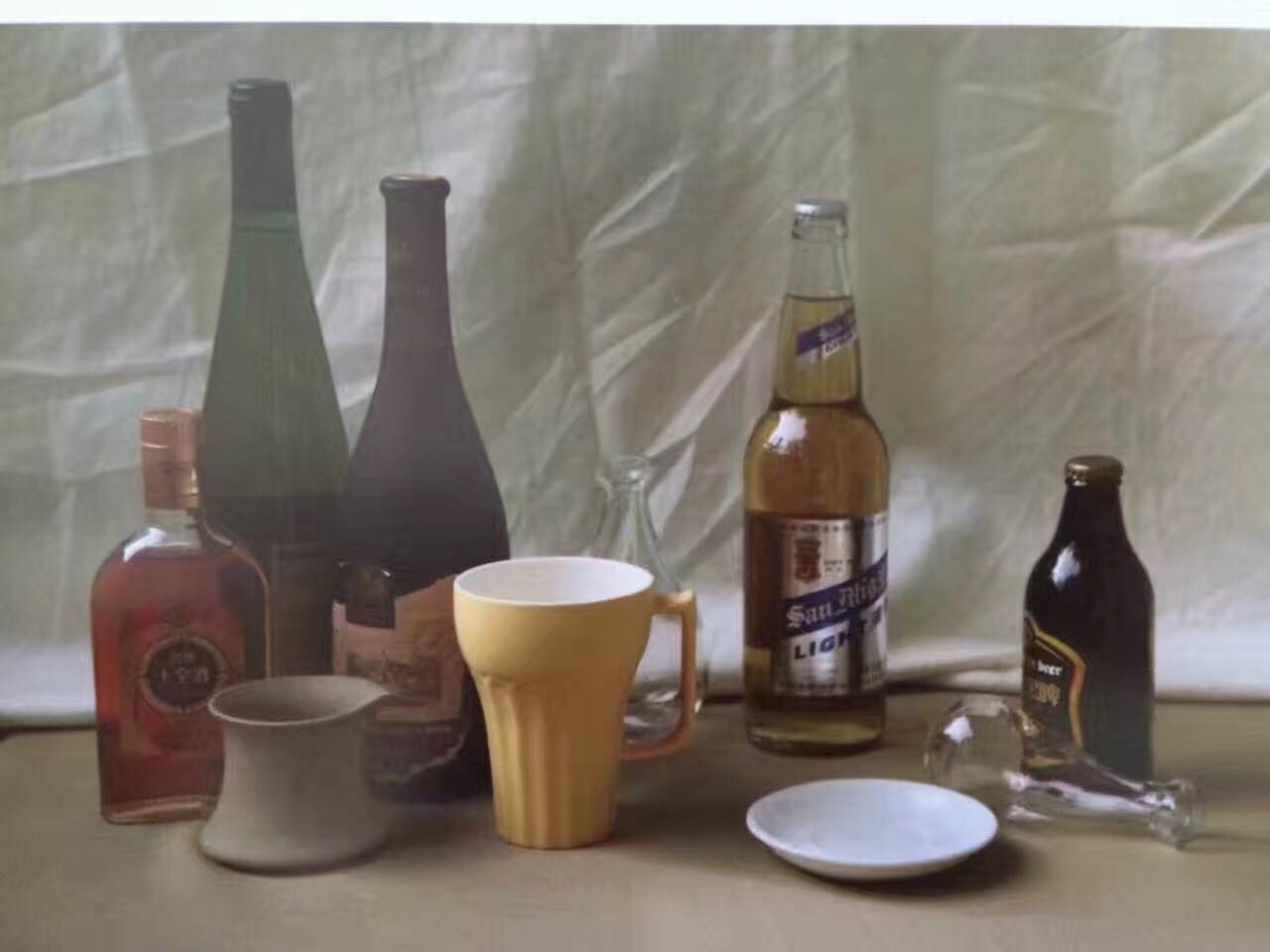 2021福建美术联考色彩考题优秀卷,山东美术联考2022考题色彩范画