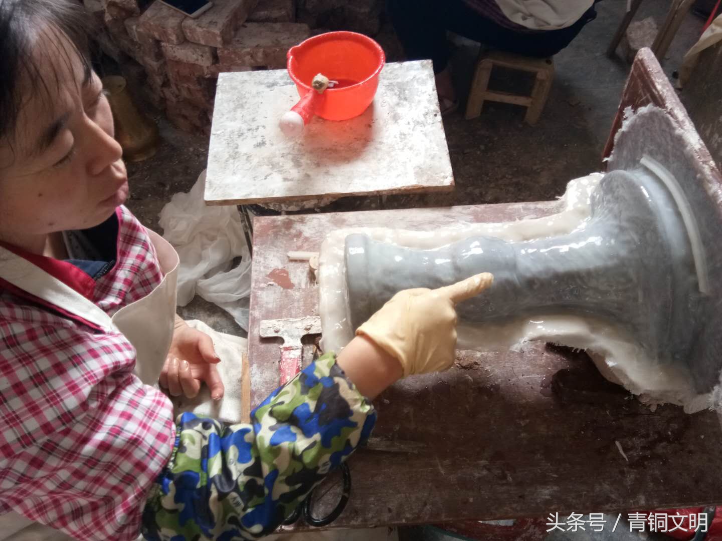 青铜器制作过程展板,青铜器工艺制作流程图文
