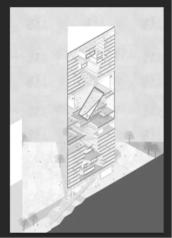 底图之上,如何P出惊艳考官的剖面效果图