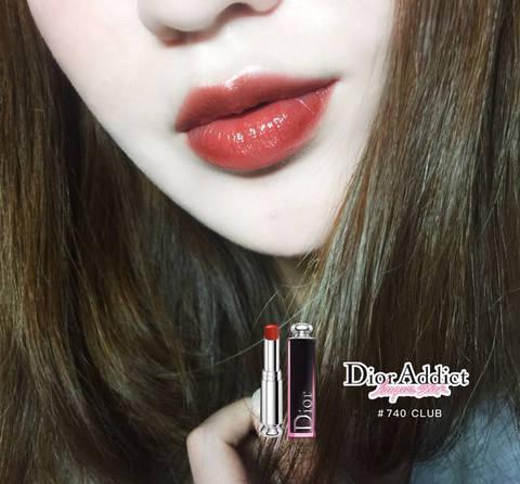 雅诗兰黛333枫叶红和dior740,dior740枫叶红试色