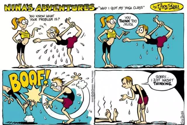 瑜伽每天必练8个动作漫画,猫式瑜伽动作漫画图