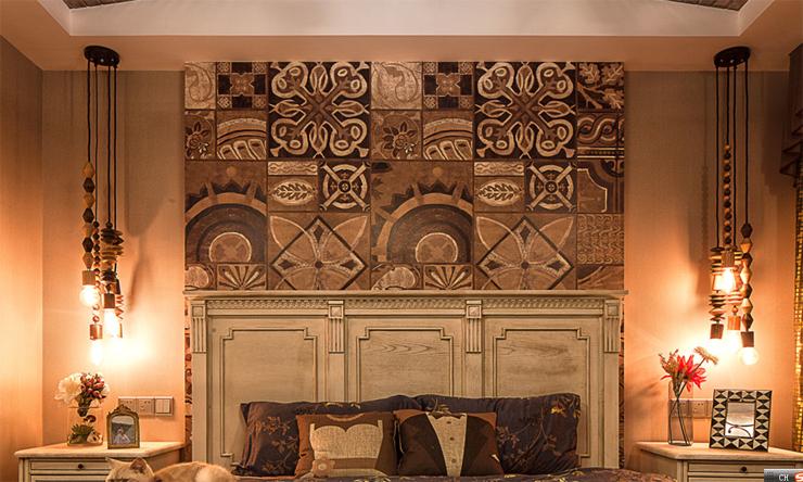 172平米新家美式混搭风格很温馨 (72平米美式全屋定制家具)