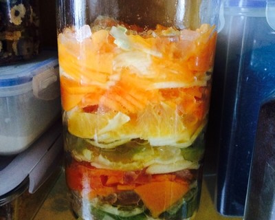 自制水果酵素放柠檬,自制水果酵素饮料