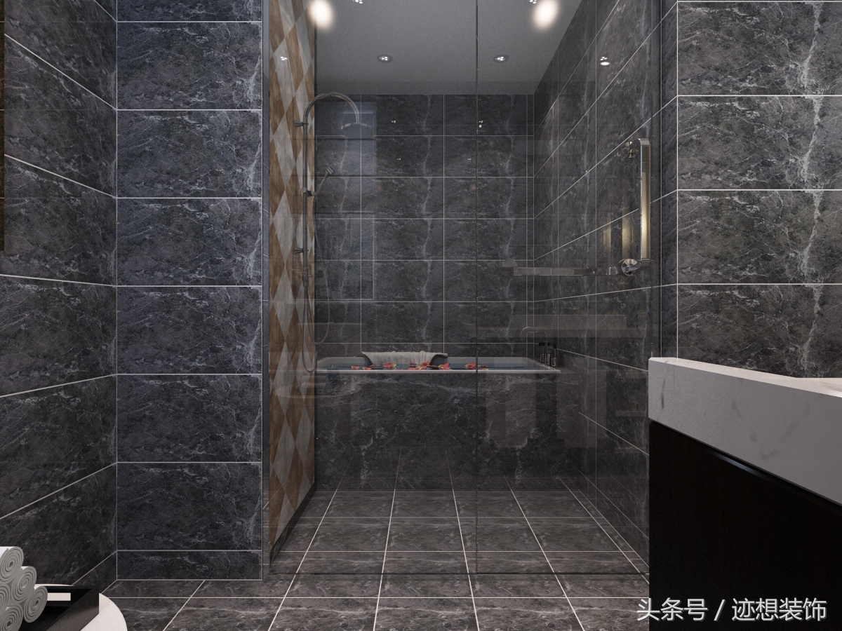 泰和地中海186大平层设计,泰和龙岸新中式装修