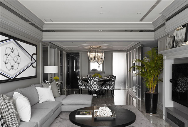 135平四室两厅现代轻奢装修风格,唐山107平米小户型装修风格