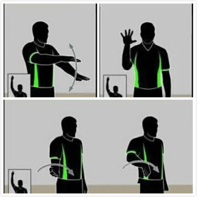 篮球裁判手势2号,篮球裁判11-15号手势