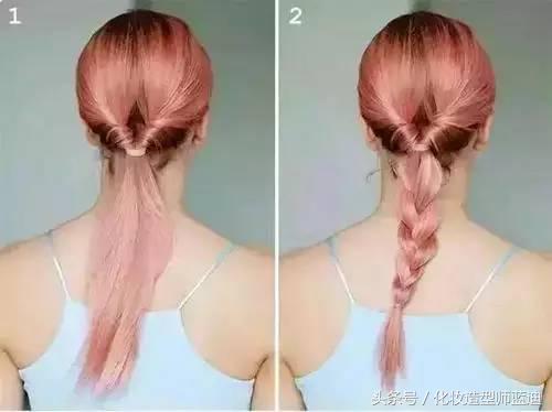 学浪漫爱心编发,爱心桃心编发教程