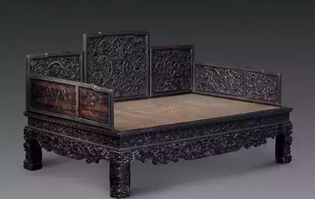 王世襄罗汉床,王世襄明式罗汉床原图