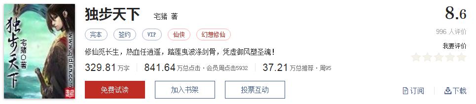 值得看的网文神作,必看的网文神作