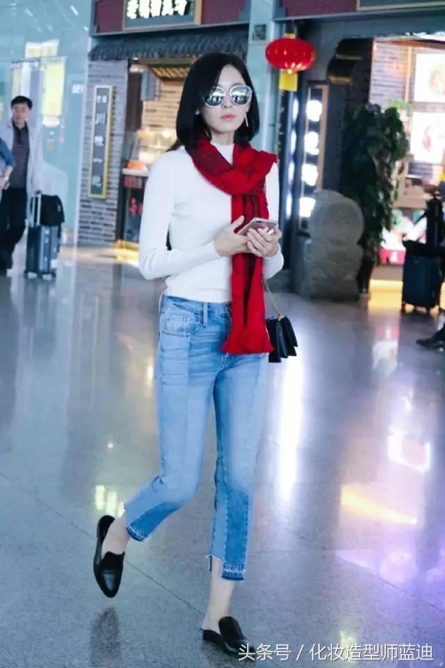 刘雯同款老爹裤,刘雯同款神仙裤