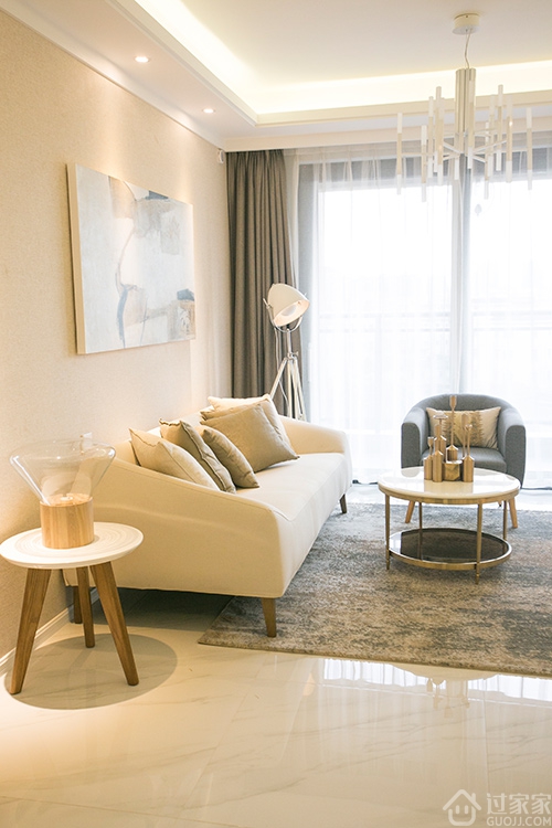 北欧2室风格装修效果图大全,115平米南北通透北欧风格装修图