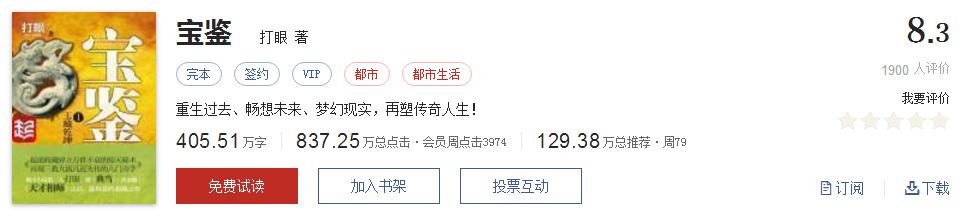全精品系列网络小说推荐，起点8.3分高评价口碑神作，大神经典