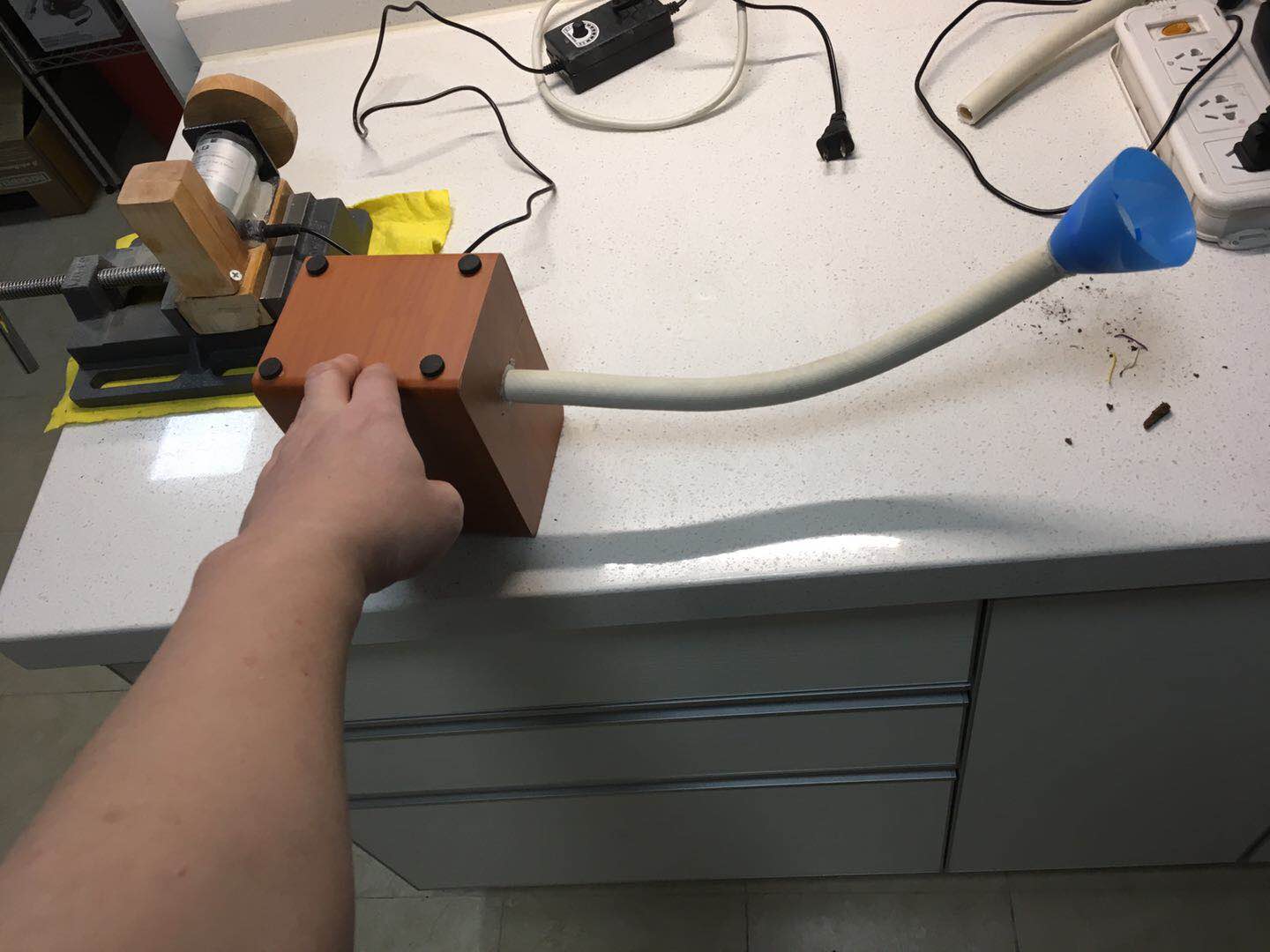 自制打孔集尘器diy,小型集尘器