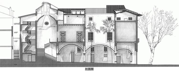 怎么看建筑剖面图,建筑初学者识图剖面图