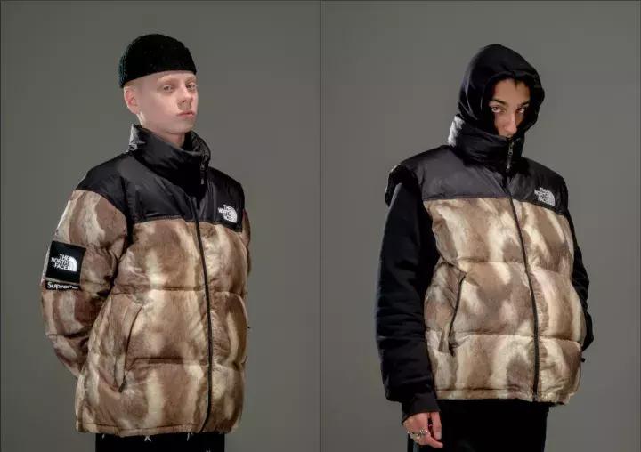 supremextnf联名机能冲锋衣,supreme联名tnf羽绒服