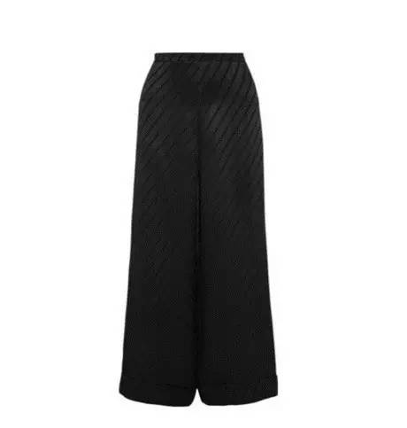 阔腿裤秋冬显瘦窄版穿搭,阔腿裤最不费力的搭配套路潮爆了