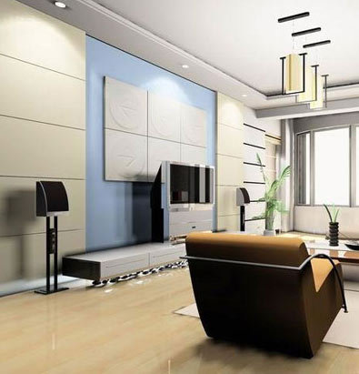 最流行电视背景墙装饰风格效果图,实用好看电视背景墙装修效果图