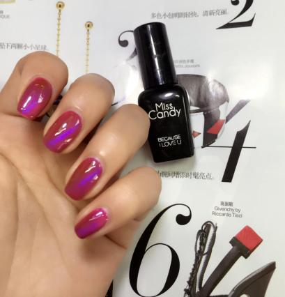 猫眼胶爆款法式,深色系猫眼胶款式推荐