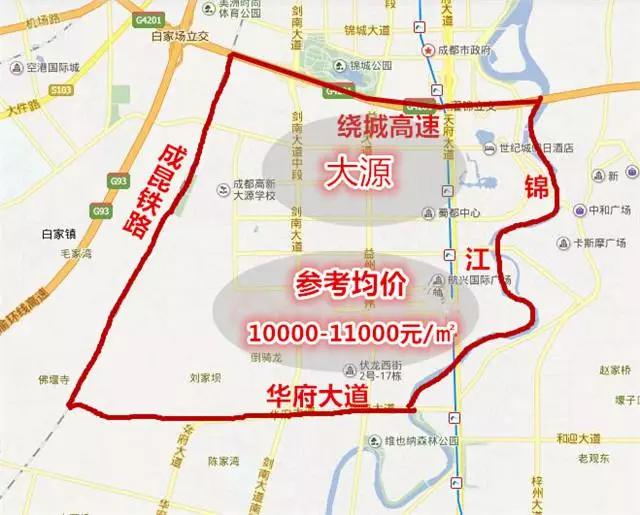 盘点天府新区c区有哪些楼盘,天府新区7大板块图