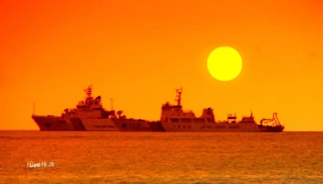三亚最美的夕阳日落,夕阳的落下