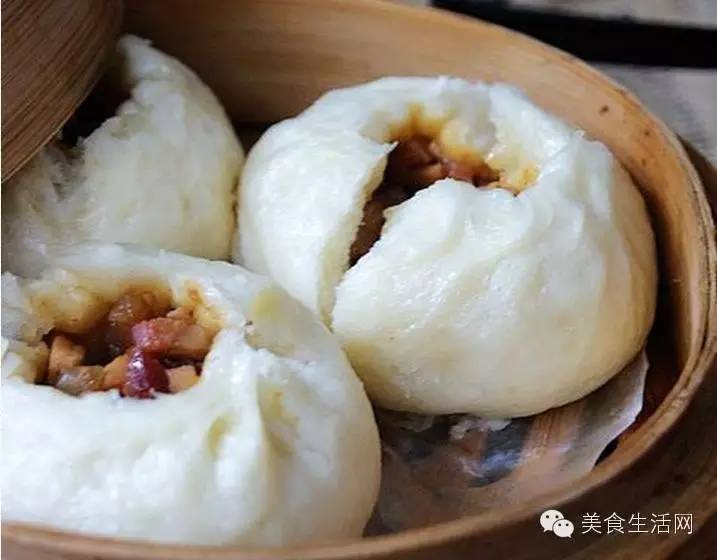 粤式叉烧包我教你一招蒸熟的包子像开花一样