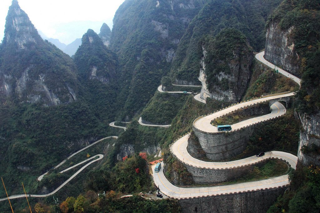 天门山景区观景,天门山生态景区