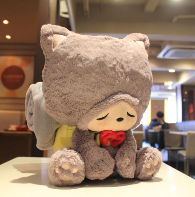 不能撩妹的公仔不是一个好毯子