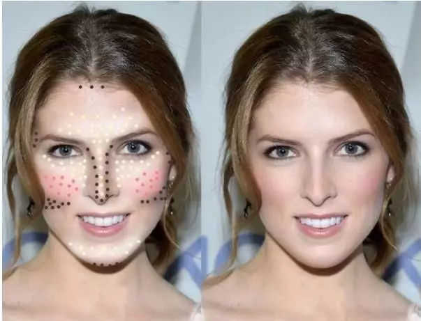 打造立体小v脸精致的妆容,塑造小v脸的正确方法