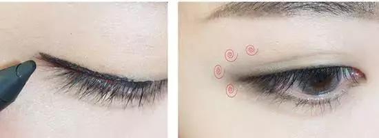 烟熏妆应该怎么化妆才好看,化妆教程烟熏妆蓝色黑色白色