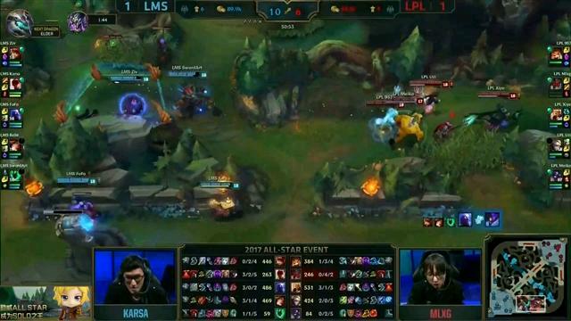 LOLAllstar从2013年到今天，从若风PDD厂长到957UZI，终于等到你