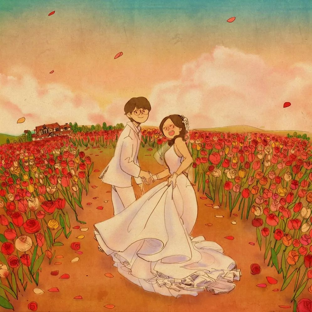 甜到爆的恋爱日常手绘,手绘情侣日常恋爱日记