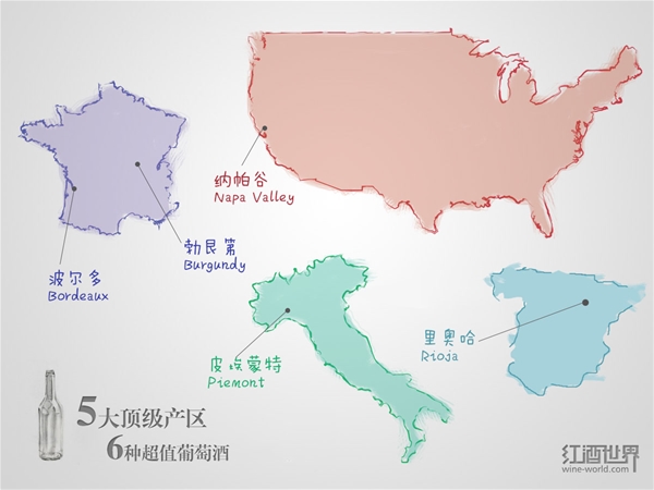 5大葡萄酒,世界七大葡萄酒产区介绍