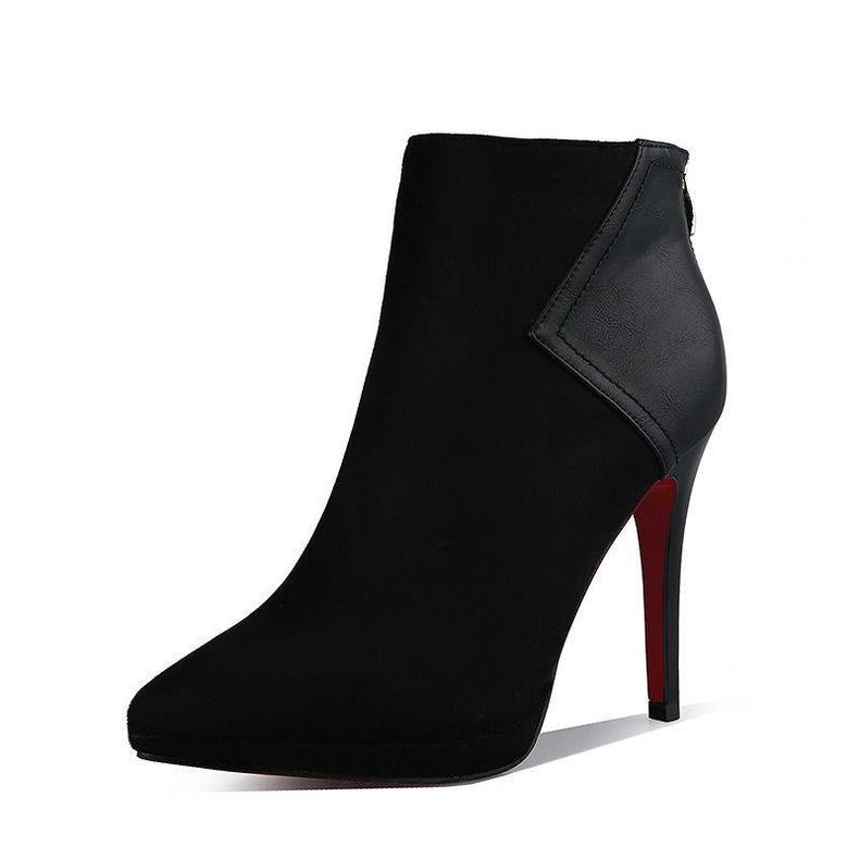 女神必穿高跟鞋,女神必备的短靴