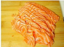 入口即化三文鱼薄切,入口即化三文鱼