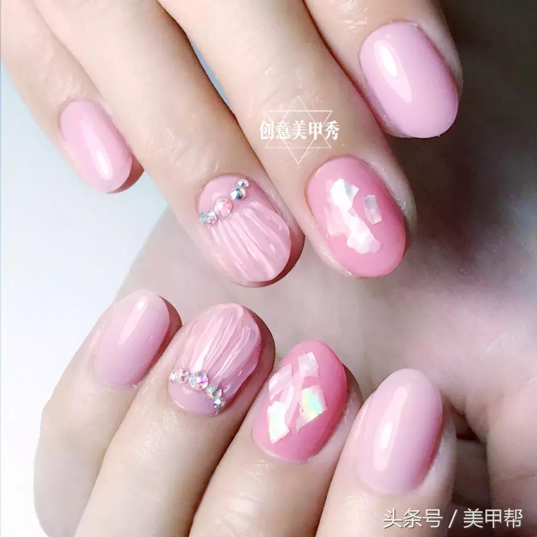 好看的美甲图片2021网红爆款美甲,2017年8种爆款美甲你做过几种