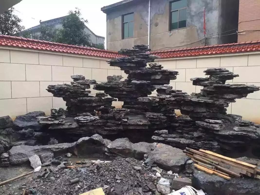 假山的造型讲究什么,大型假山结构