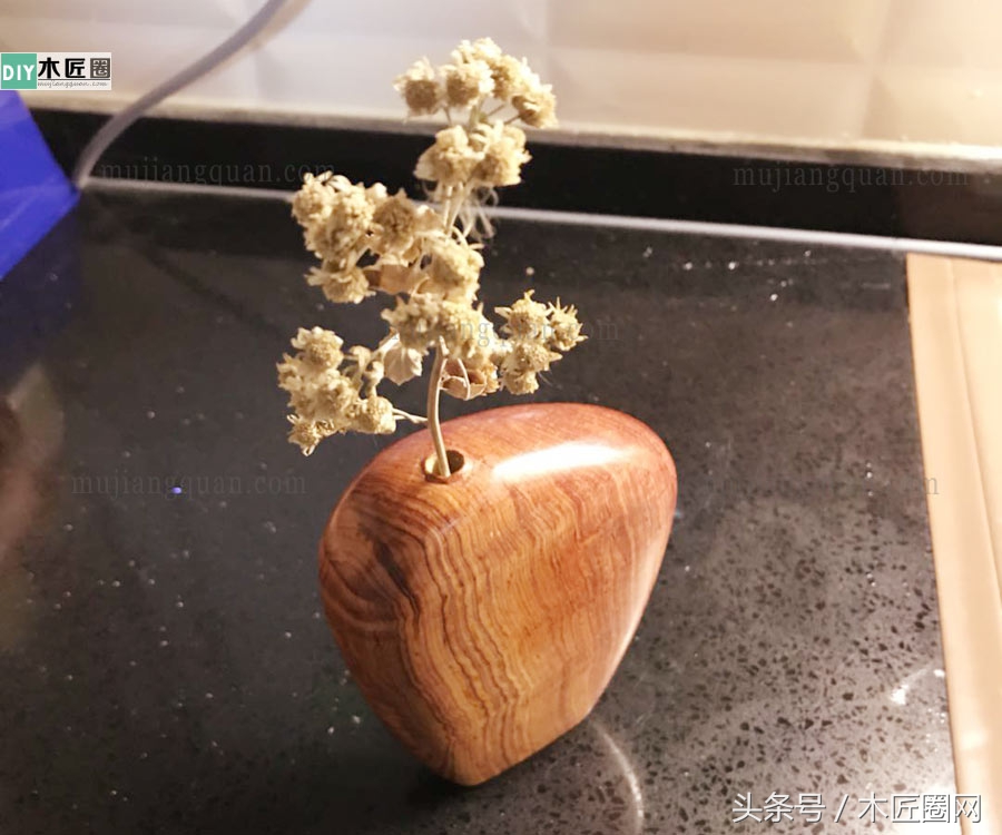 家里自制插花瓶,木工花瓶造型的画法